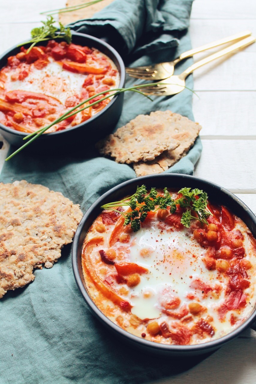 shakshouka-oeuf-israelienne-vegetarienne-poivron-tomate ...