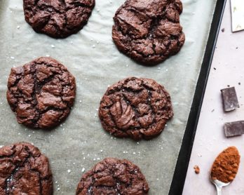 Recette de cookie brownie au chocolat fondant